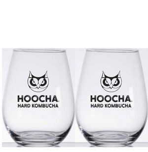 Hoocha Hard Kombucha Glasses